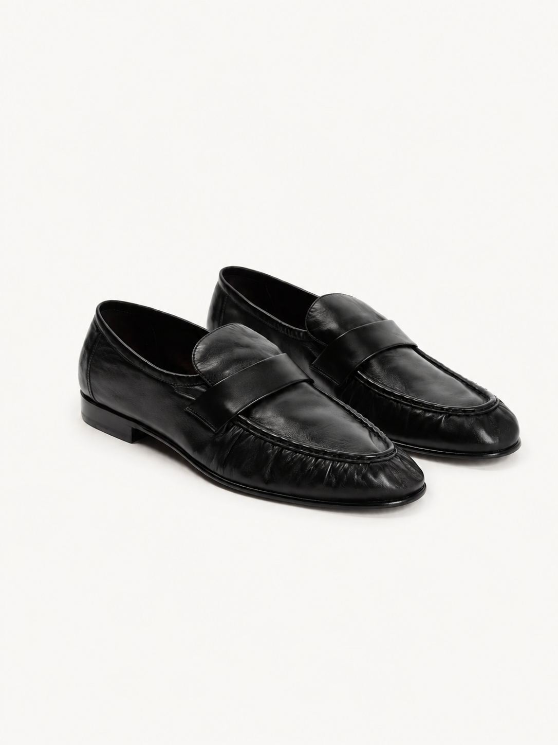 Soft Leather Penny Loafers