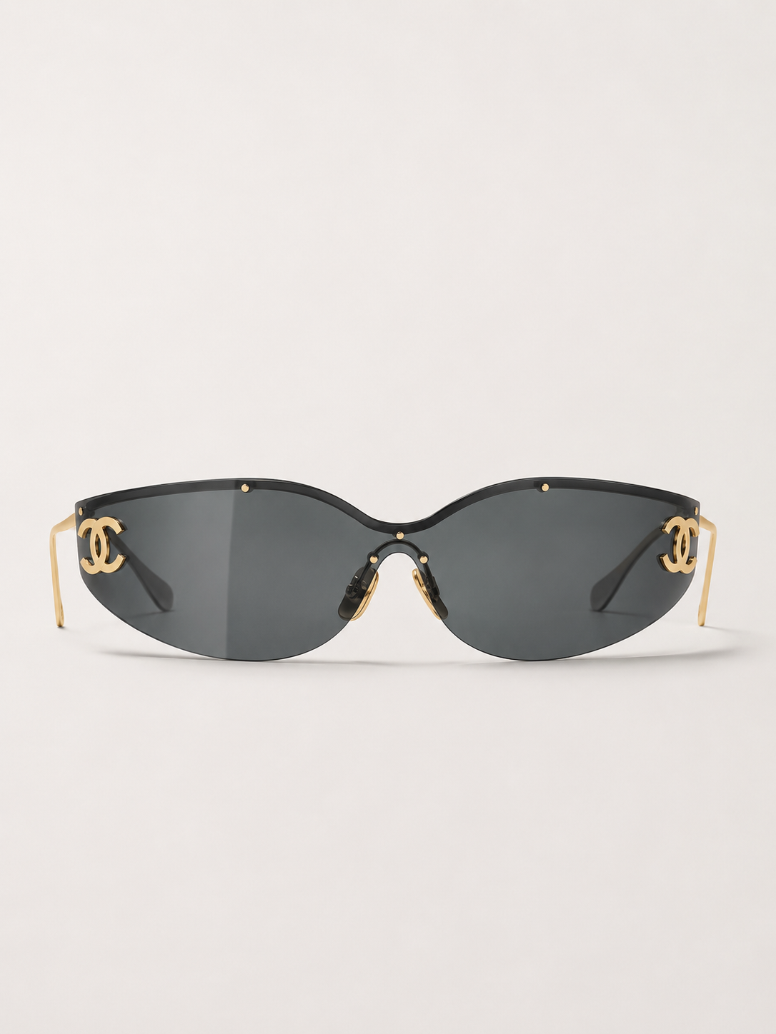 Rimless Shield Sunglasses